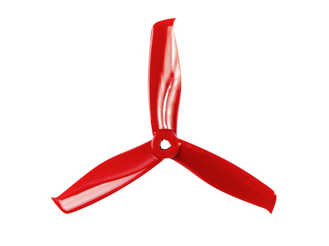 2 pares de hélices Gemfan Hulkie 5055s 5055 5x5.5 5 Polepretopropeller com 3 pás, 2 CW e 2 CCW para drone RC Popo System FPV Racing MDUG