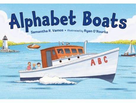 Livro Alphabet Boats de Samantha R Vamos (Inglês - Capa Dura)