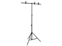 Vidaxl Suporte De Fundo Em Forma De T 91x60x(70-200) Cm Preto