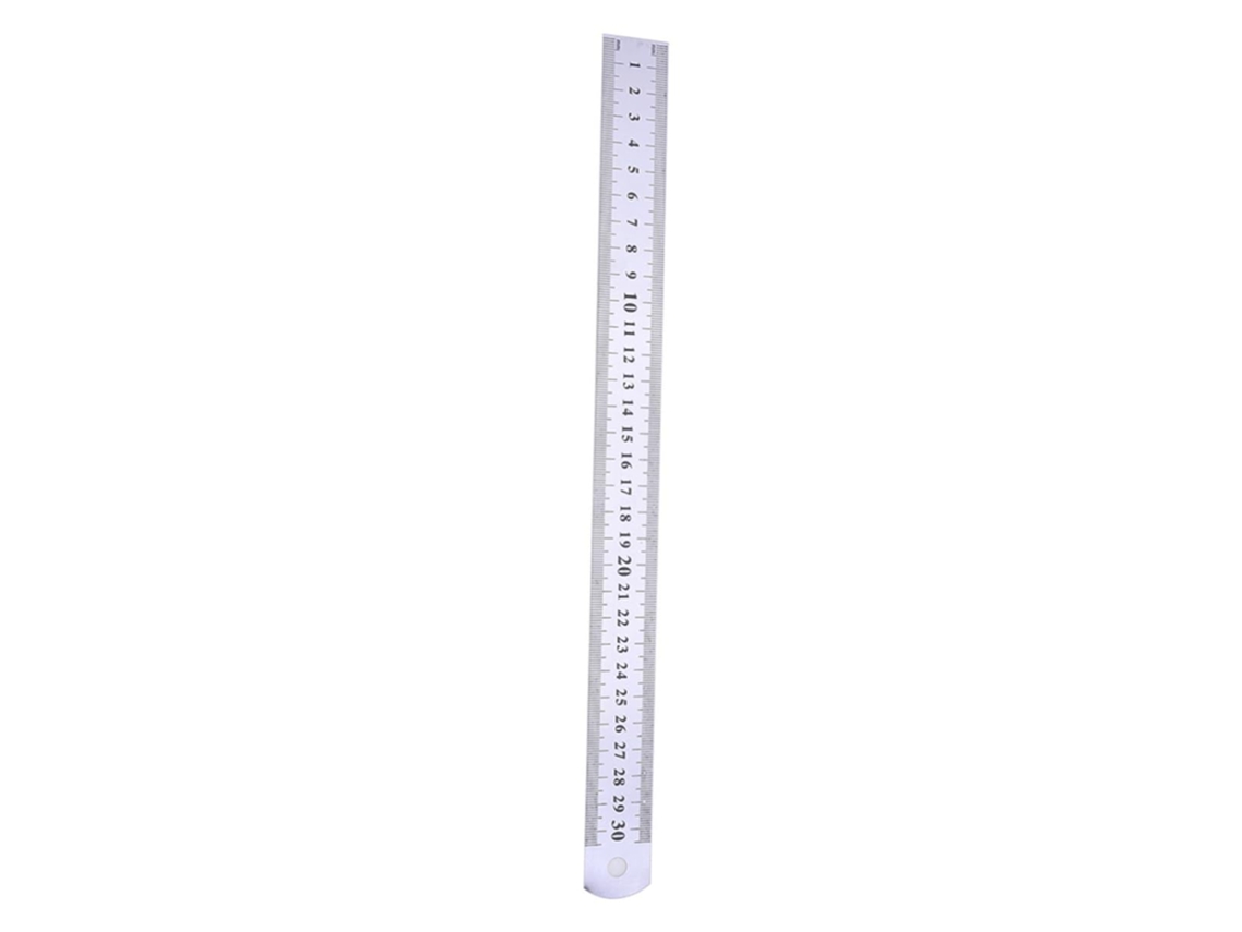 Conjunto De 10 Réguas De Aço Inoxidável De 30 Cm, Réguas Retas De