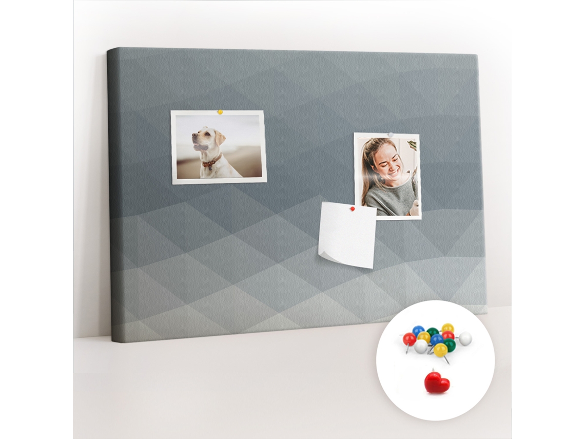 Painel De Cortiça Para Parede Abstração De Onda Para A Sala De Estar Espelharte (60x40 Cm)