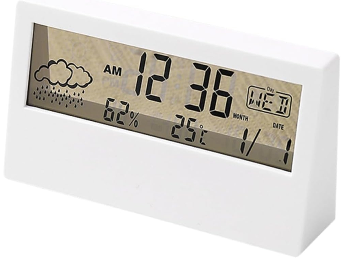 Despertador Eletrônico Compacto Para A Hora De Dormir, Relógio De Cabeceira Digital Moderno E Silencioso Gokoco