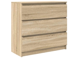 Sideboard, Sideboards Vidaxl Marrom Madeira Processada (n/a)