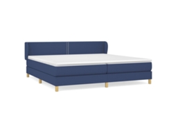 Box Spring Bed, Box Spring Beds Vidaxl Azul Tecido (200 X 200 Cm)