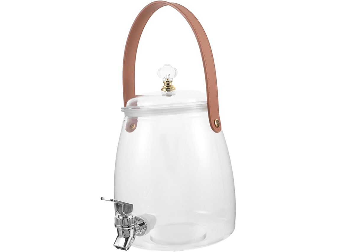 Dispensador De Bebidas De Plástico Com Torneira, Recipiente Para De Verão, Jarra Água Gelada