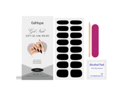 Adesivos Gel Macio Preto para Unhas Artificiais
