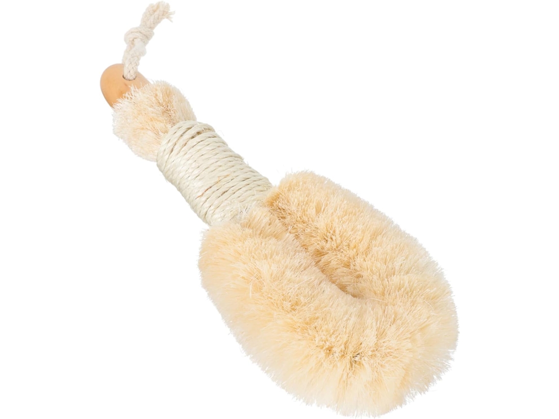 Escova De Banho Fibra Vegetal Outanaya Para Uso Doméstico, Escova Corporal Esfoliante Suave, Prática E Sem Cabo, Para