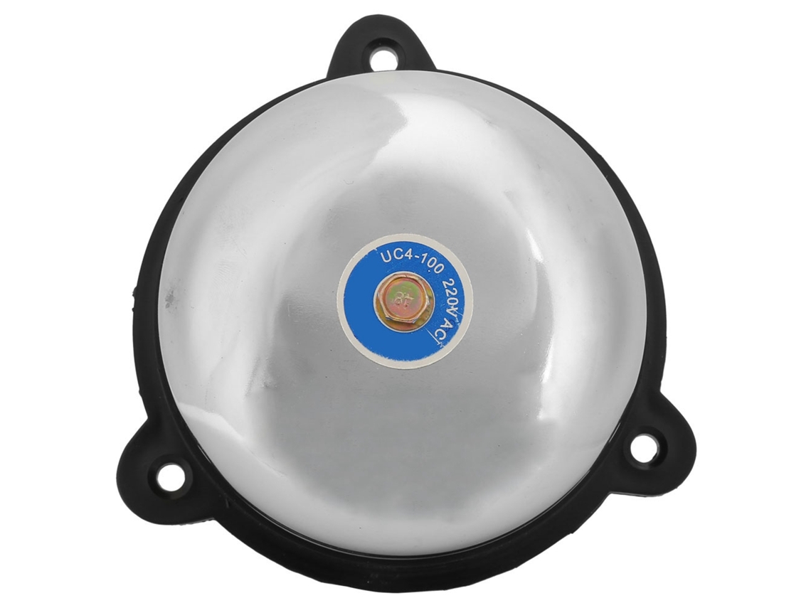 Campainha Elétrica De Aço Inox Laxiscreed Com Toque Interno E Sem Faíscas