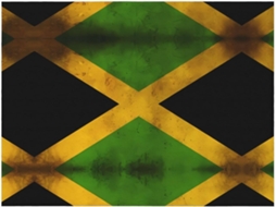 Manta de Flanela Ultramacia Phayah com Estampa Vintage da Bandeira Jamaica Ideal para Sofá Cama Sala Estar Esc