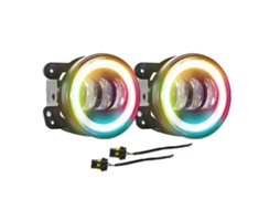 4 Inch 200w Led Fog Lights 20000lm Waterproof For Jeep Wrangler Off Road