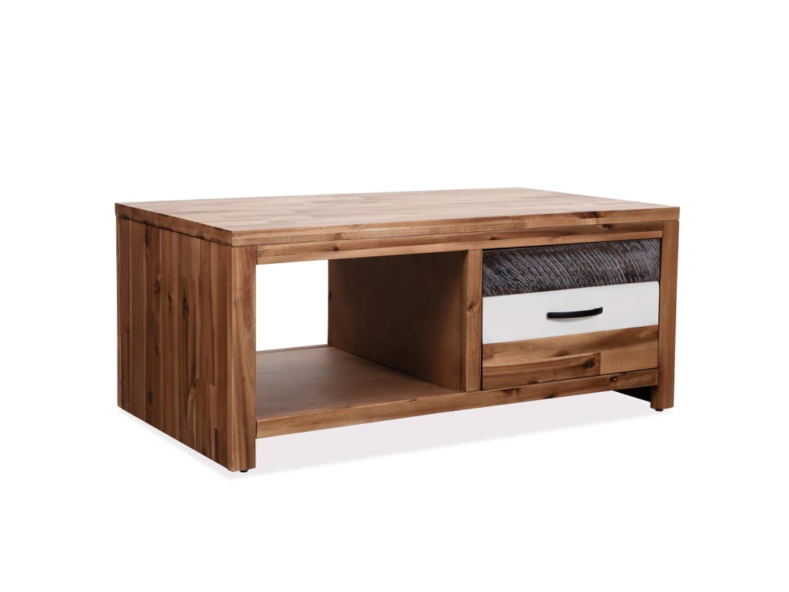 Coffee Table, Coffee Tables Vidaxl Marrom Madeira De Acácia