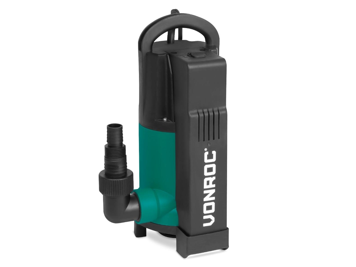 Bomda de Água VONROC Bomba Submersível 750W 14000 L H Flutuador Integrado Água Suja e Limpa