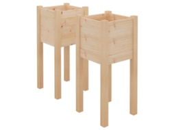 Planter, Planters Vidaxl Marrom Madeira De Pinho (n/a)