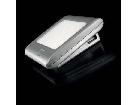 Lámpara petra 2,7w con 2 usb touch acabado aluminio