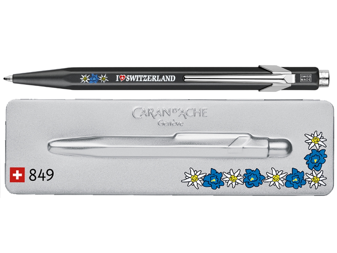 Caneta Esferográfica Retrátil Ache 849 Edelweiss CARAN D'ACHE