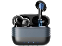 Auriculares Bluetooth True Wireless Bestvite (in Ear - Microfone - Noise Cancelling - Preto)