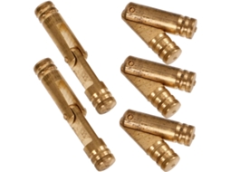Conjunto De 5 Dobradiças Vintage Latão Para Caixa Joias, Pequenas E
