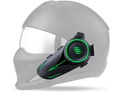 Casque De Moto Bt, Lumière Rvb 4 Couleurs, Réduction Du Bruit Ai, Étanche, Batterie 30h, Sans Fil À Commande
