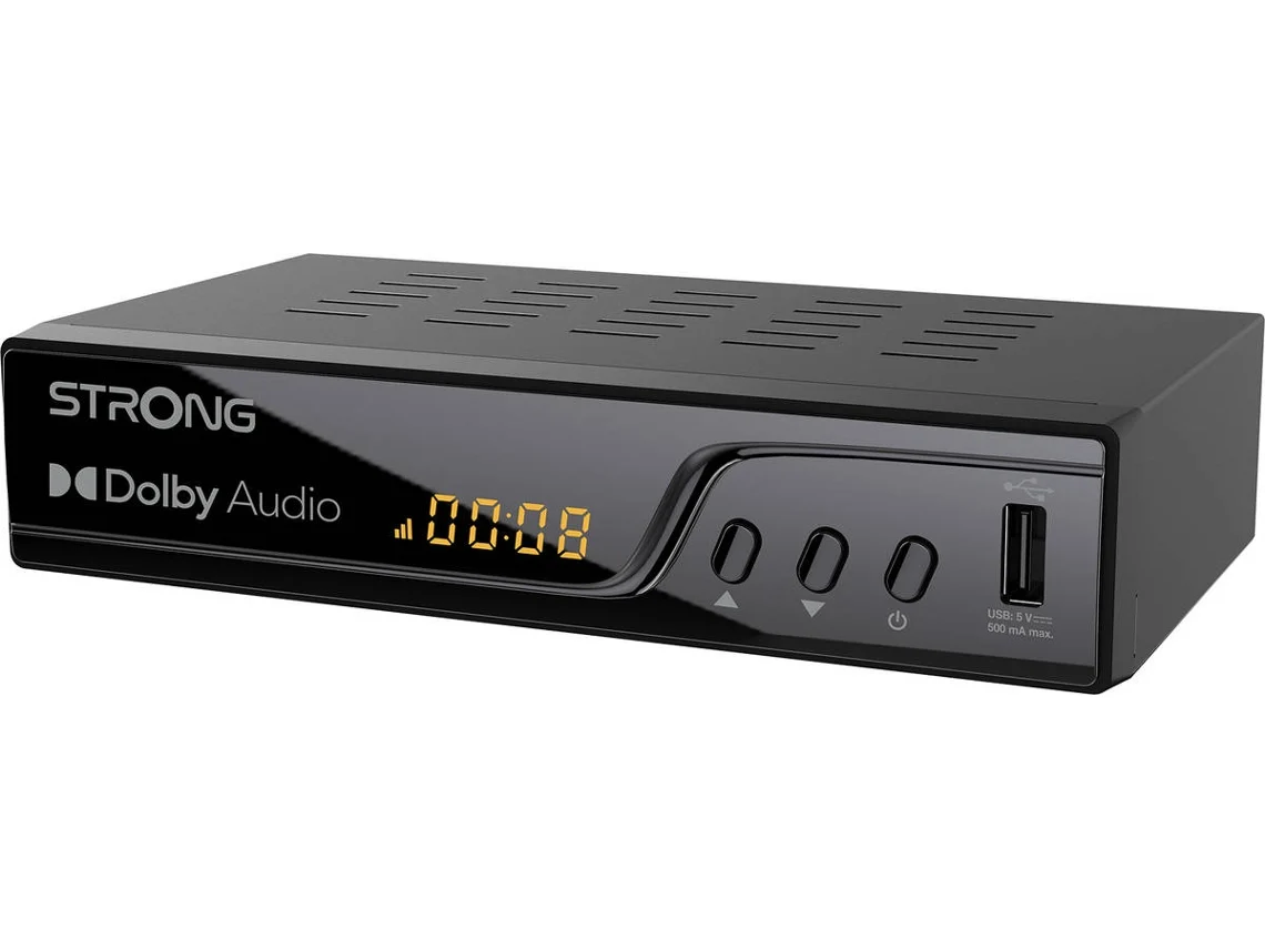 Receptor TDT STRONG SRT8250 (4K Ultra HD - Preto)