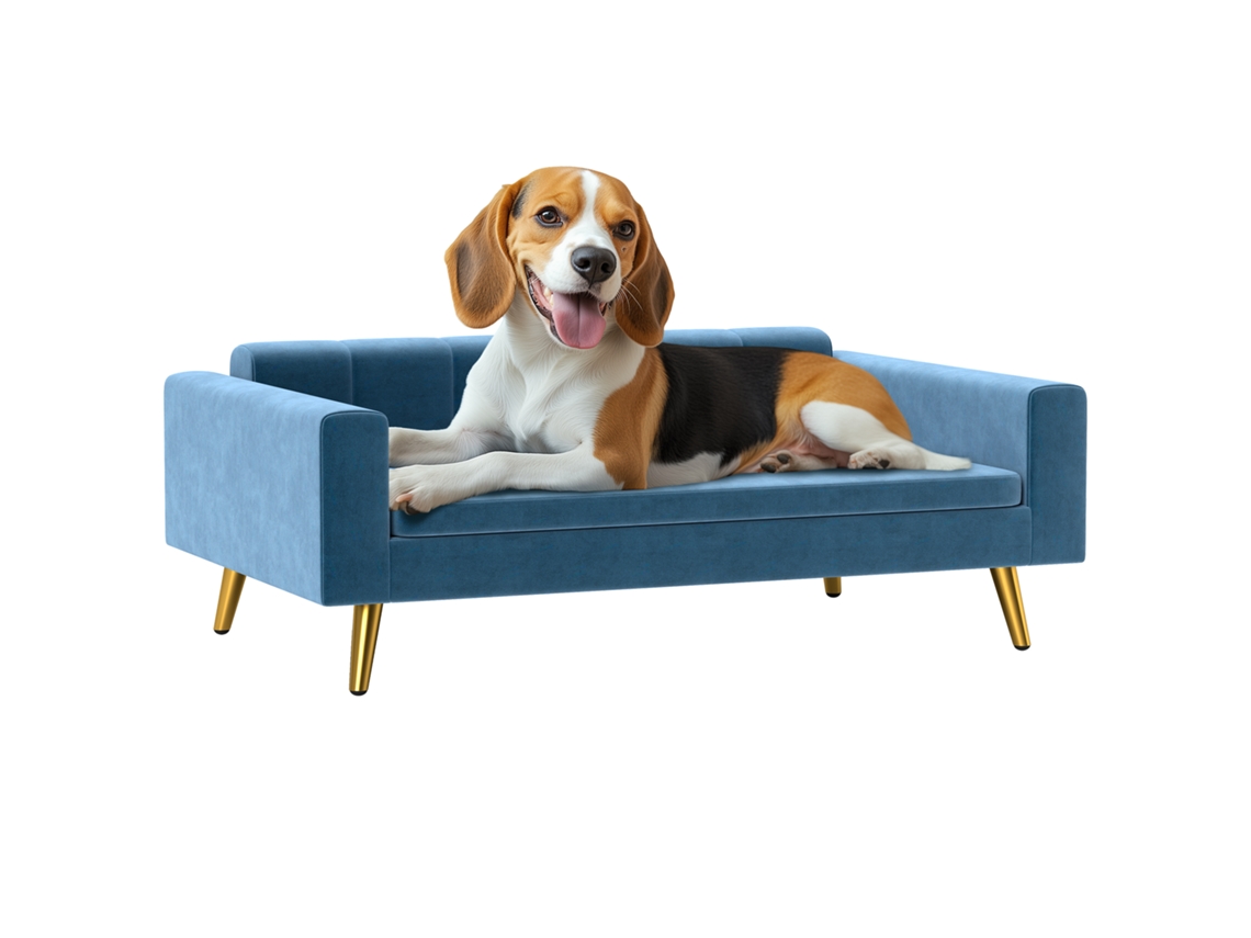 Cama para Cães Pequenos, Lavável, Redonda, Almofada, 55x55x14cm, Cinza