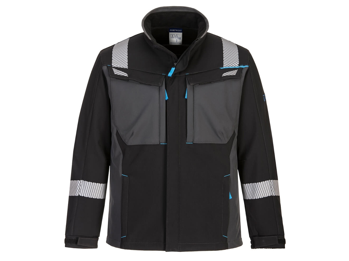 Casaco Softshell Wx3 Fr Modaflame Preto / Xl