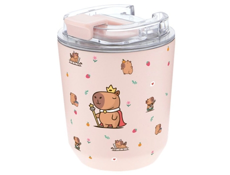 Garrafa Térmica Capibara Majesty Para Café 280ml Aurea