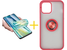 Capa + Película para iPhone 11 ACCETEL Vermelho