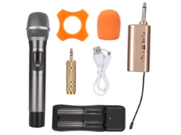 Microfone Sem Fio Uhf (bateria De Lítio Receptor Bluetooth)