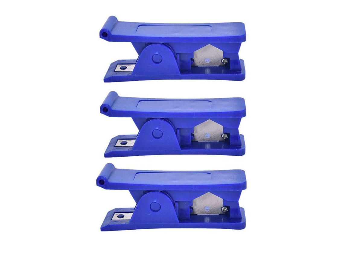 Cortador de Tubos S/MARCA de Plástico e Goma Silicone Azul