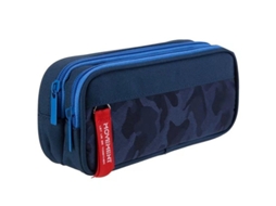 Estojo de Lona com Zíper Duplo, Estampa Camuflada MDUG (estilo 1)