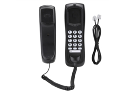 Telefone Fixo Com Fio De Parede Kx T628 Preto Para Casa E Escritório Em Inglês