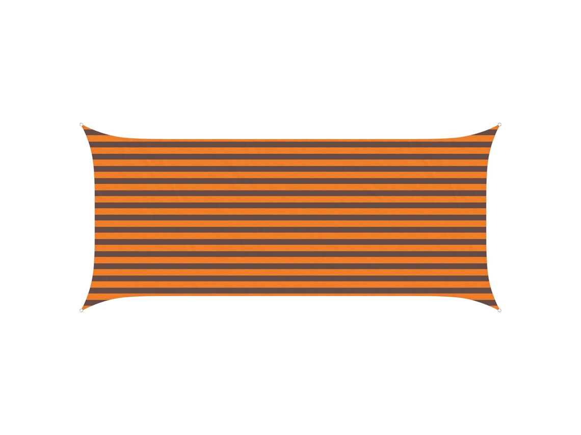 Maison Exclusive - Vela De Sombra Solar Laranja E Marrom 4,5 X 2 M