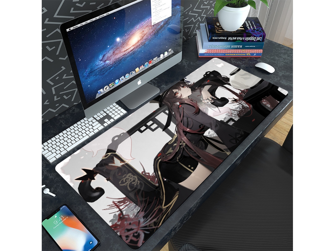 Tapete de mesa para computador, grande, resistente à sujeira
