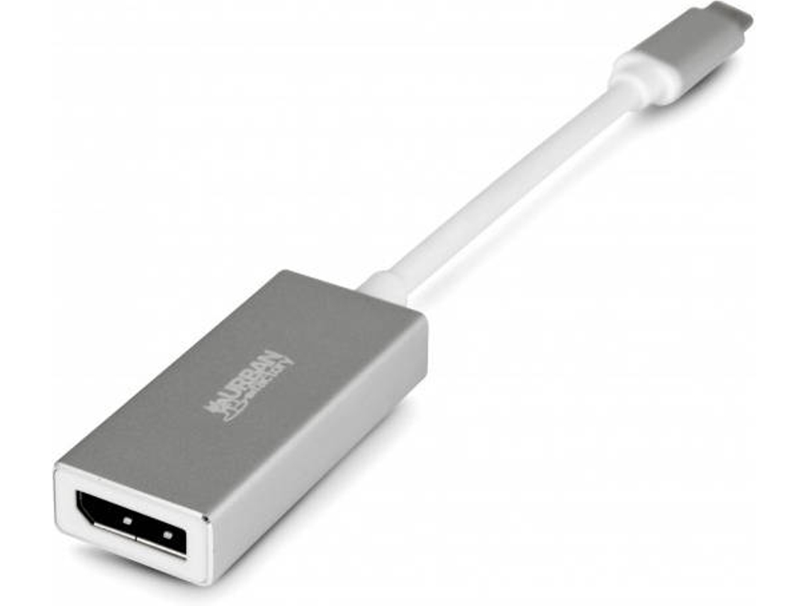 Cabo URBAN FACTORY (DisplayPort - Branco)