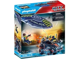 PLAYMOBIL PLAYMOBIL City Action: Polícia Paraquedas (Idade Mínima: 5)