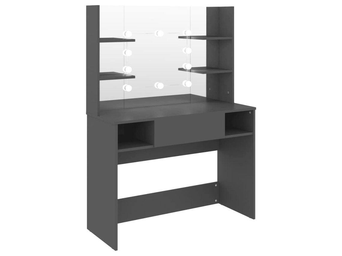 Makeup Table, Makeup Tables Vidaxl Cinzeto Mdf (n/a)