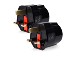 2x Adaptador De Tomada Viagem Tipo G, Perfeito Para Viagens Na Inglaterra, Malta, Singapura, Escócia, Hong Kong E Malásia