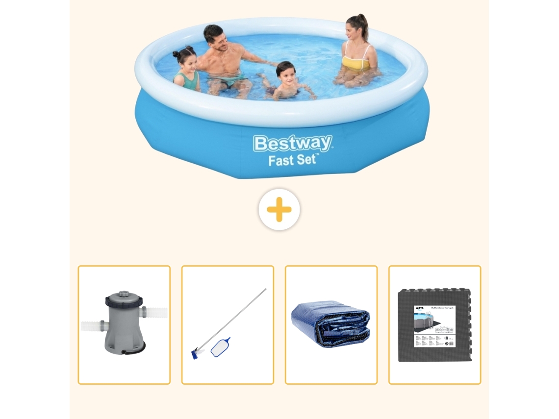 Bestway Piscina Bestway Fast Set Redonda - 305x66 Cm - 5-peças S217