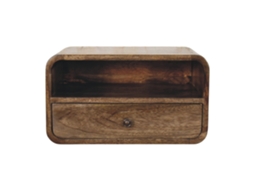 ARTISAN FURNITURE EST 1995 TM Mesa De Cabeceira Em Madeira Maciça Para Montagem Na Parede Com Ranhura Aberta
