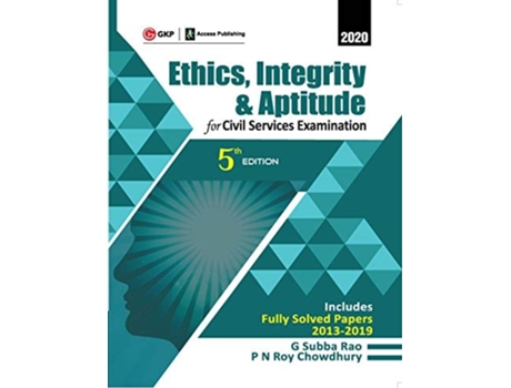 Livro Ethics, Integrity amp Aptitude de G Subba Rao & P N Roy showdhury (Inglês)