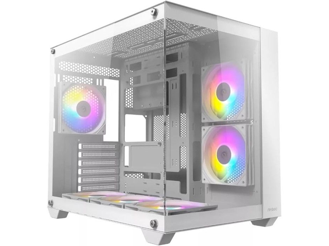 Gabinete Antec CX800 ATX para PC, torre MIDI, branco, com iluminação ARGB