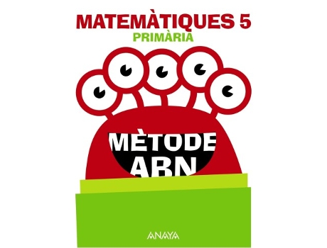 Livro Matemàtiques 5. Mètode Abn. Da Editorial Anaya De Martinez Montero E Jaime (espanhol)