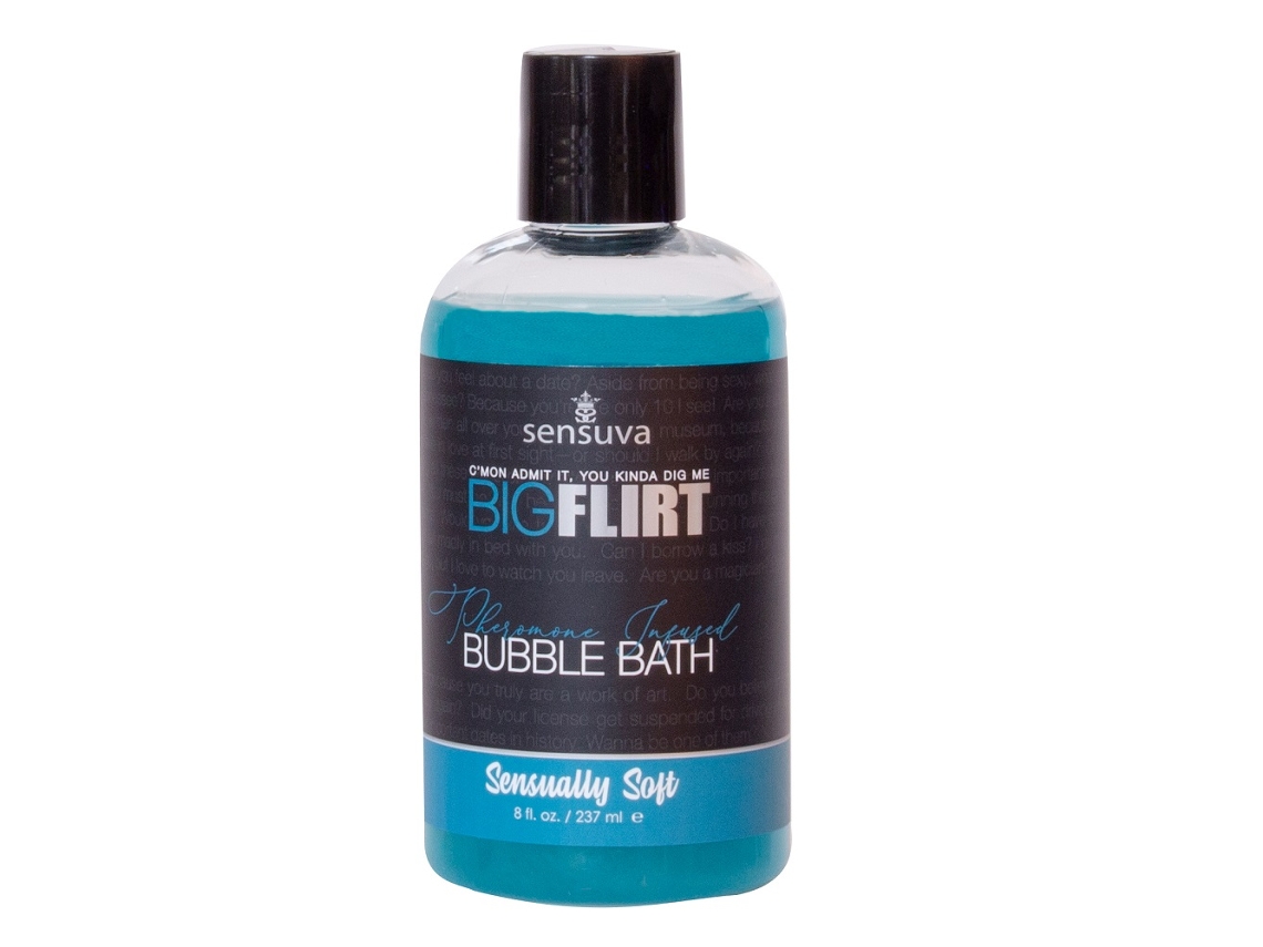 Big Flirt Pheromone Infused Sensual Bath Elixir, 237 Ml Sensuva