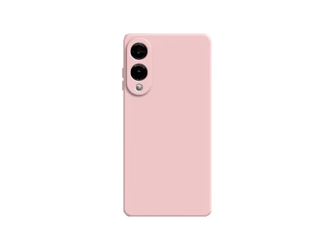 Capa Proteção Para Samsung Galaxy S25 Edge Gift4me Silicone Rosa