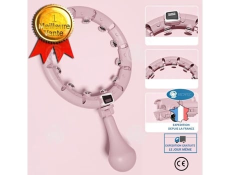 Cerceau Inteligente Inn® Hula Hoop Preguiçoso Massagem Para Emagrecimento Fitness Em Casa 14 Seções Ajustáveis Lunavo