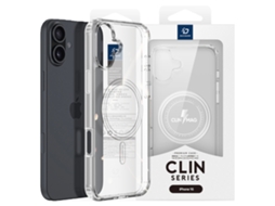 Capa Dux Ducis Clin Mag Para Iphone 16 Capa Magnética Transparente