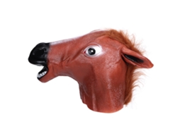 Máscara Cabeça Cavalo Divertida Cosplay Halloween