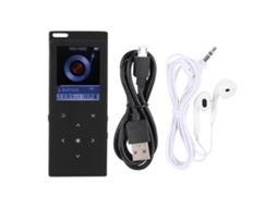 Reprodutor de Música Mp3 LAXISCREED Bluetooth 4.1 Gravador de Voz