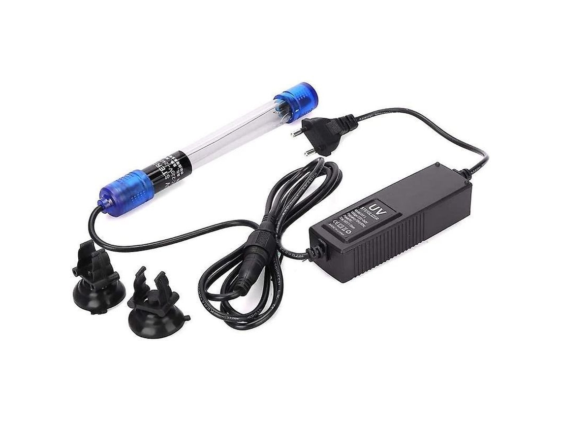 Lâmpada Uv Submersível para Aquário 220 240v Esterilizadora Anti algas Bactérias Piscinas