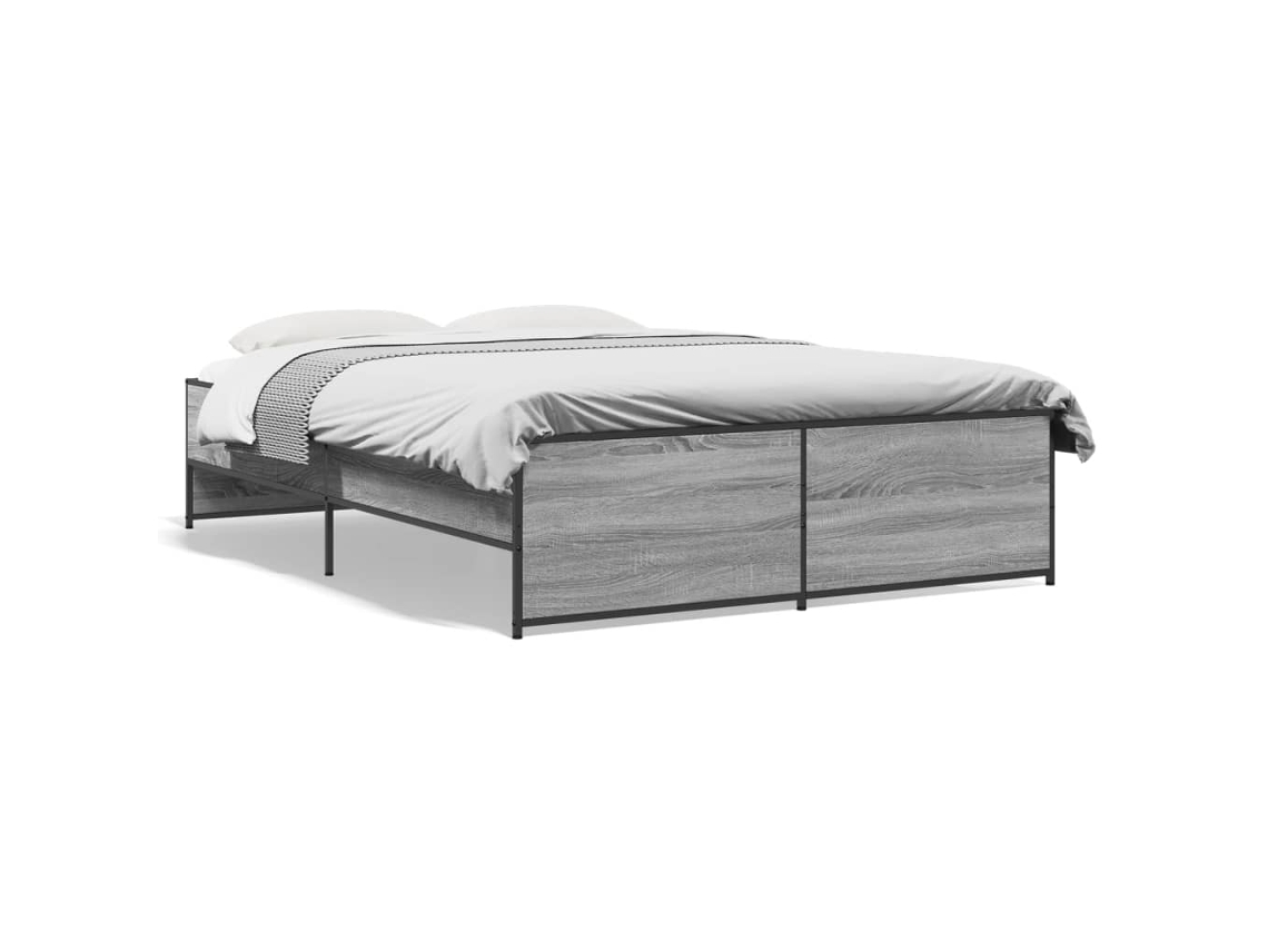Estrutura de Cama 120x190 Cm Derivados Madeira/metal MAISON EXCLUSIVE